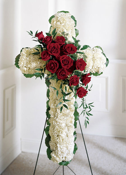 Floral Funeral Cross Floral Funeral Cross
